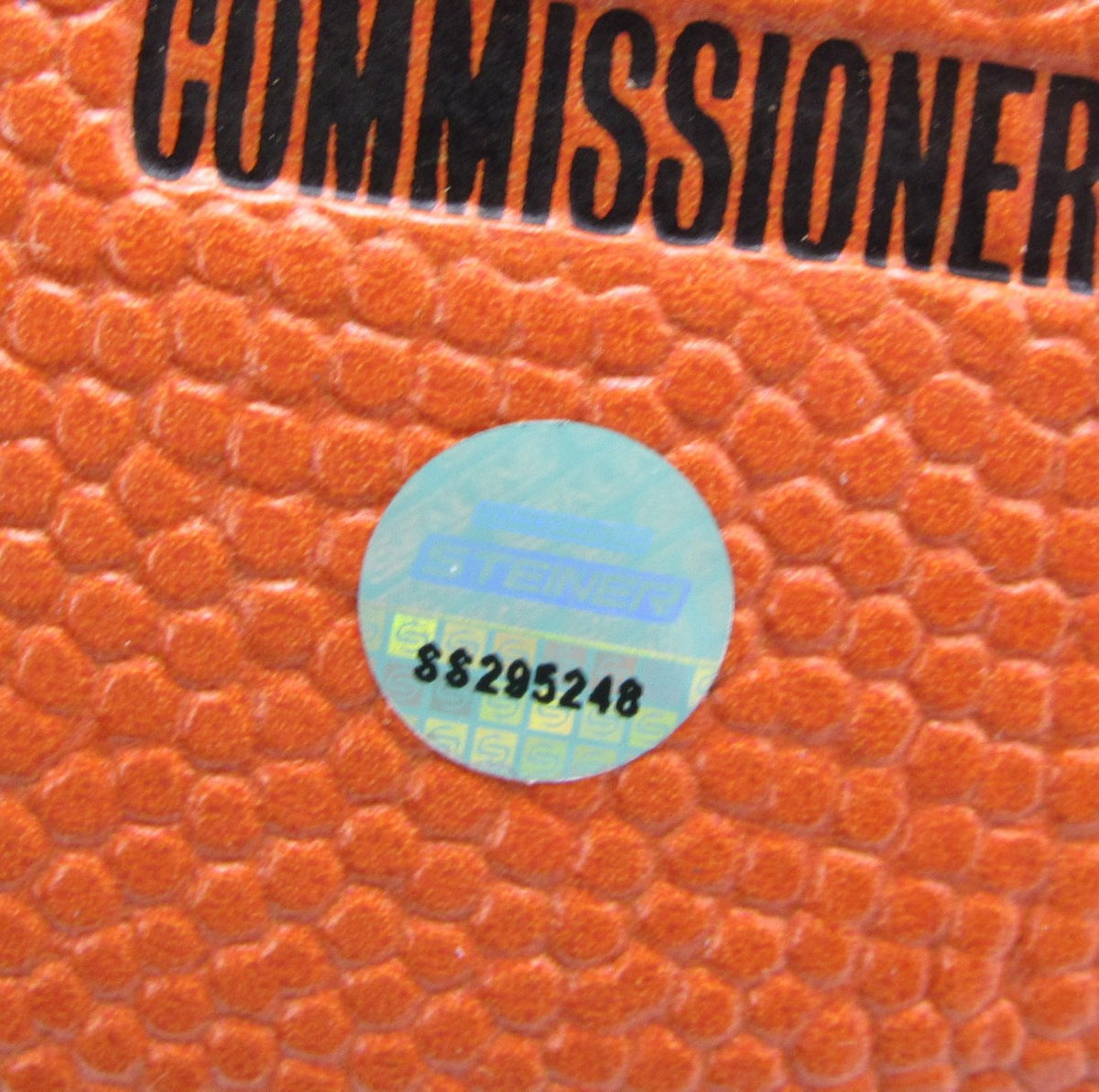 Larry Johnson Signed/Inscr Spalding NBA Basketball NY Knicks Steiner XHC159