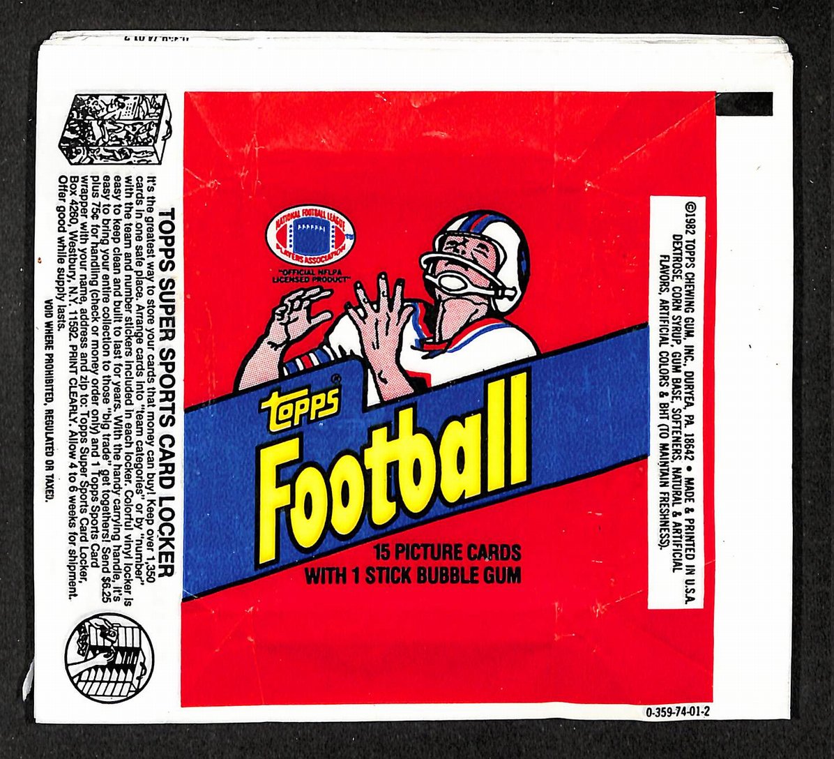 Lot of (75) 1982 Topps NFL Football Wax Pack Wrappers Taylor Lott RC 211381