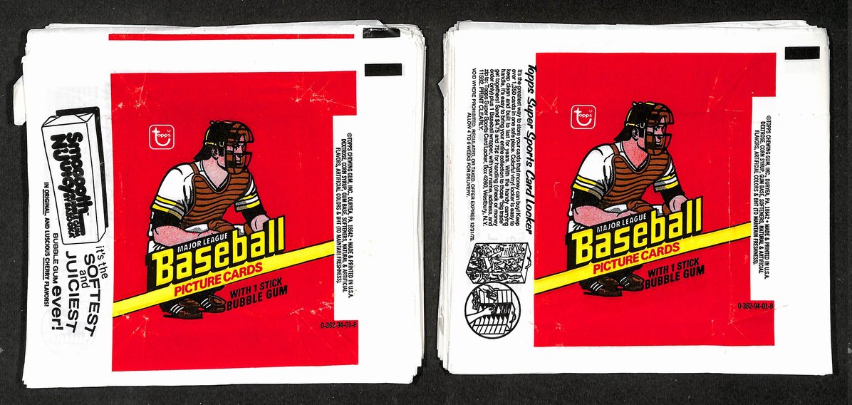 Lot of (255) 1978 Topps MLB Baseball Wax Pack Wrappers Eddie Murray RC 211386