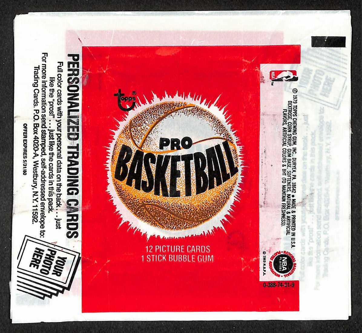 Lot of (18) 1979-1980 Topps NBA Basketball Wax Pack Wrappers English RC 211391