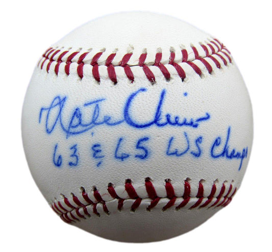 Nate Oliver Signed/Inscribed OML Baseball Los Angeles Dodgers JSA 212641