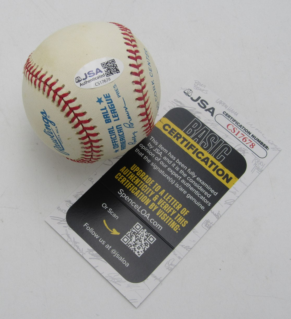 Mel Harder Signed/Autographed OAL Baseball Cleveland Indians JSA 211152