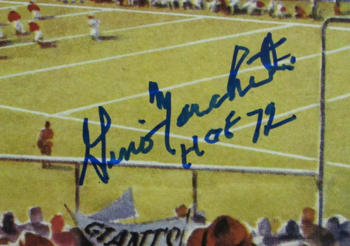 Lenny Moore & Gino Marchetti HOF Signed & Insc 16x20 Photo Colts JSA 213406