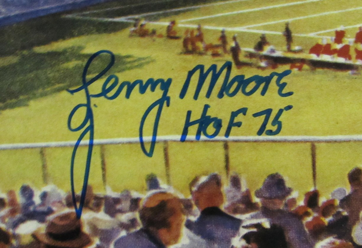 Lenny Moore & Gino Marchetti HOF Signed & Insc 16x20 Photo Colts JSA 213406