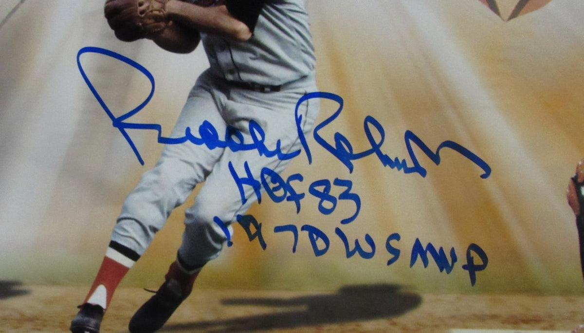 Brooks Robinson HOF Signed & Insc "HOF 83 70 WS MVP" 16x20 Photo Orioles JSA 408