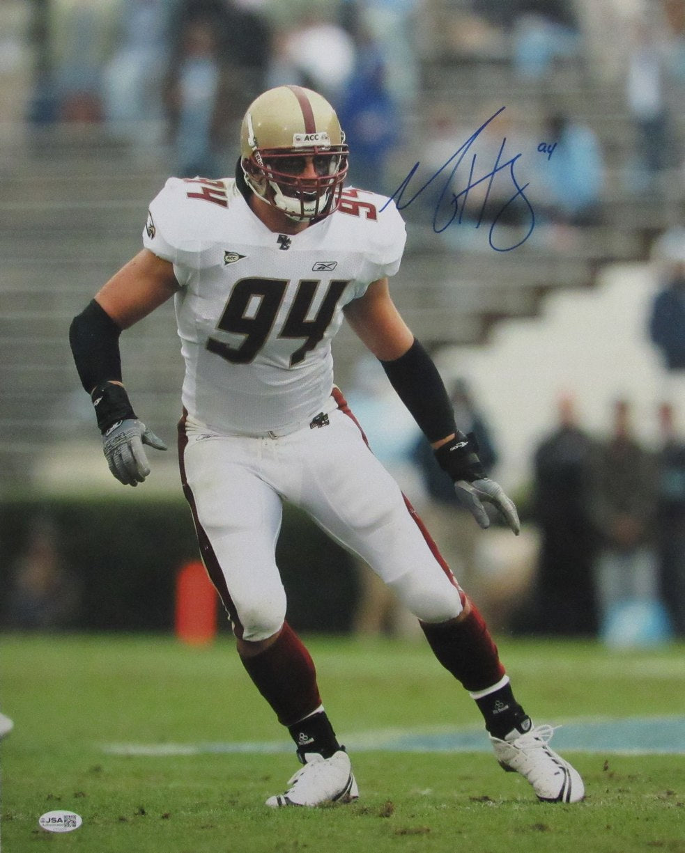 Mark Herzlich Signed/Autographed 16x20 Photo Boston College JSA 213409