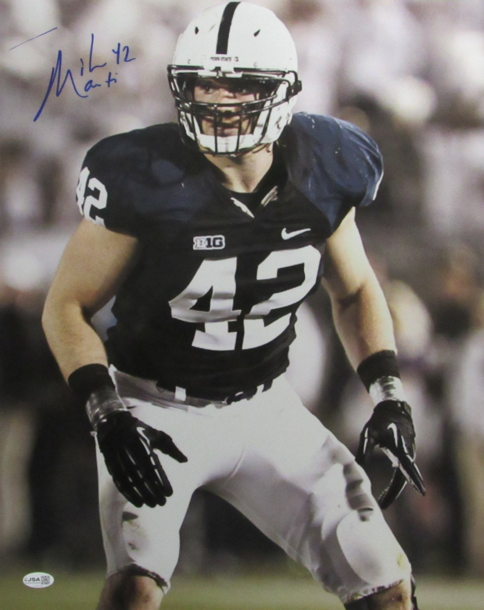 Michael Mauti Signed/Autographed 16x20 Photo Penn State JSA 213410