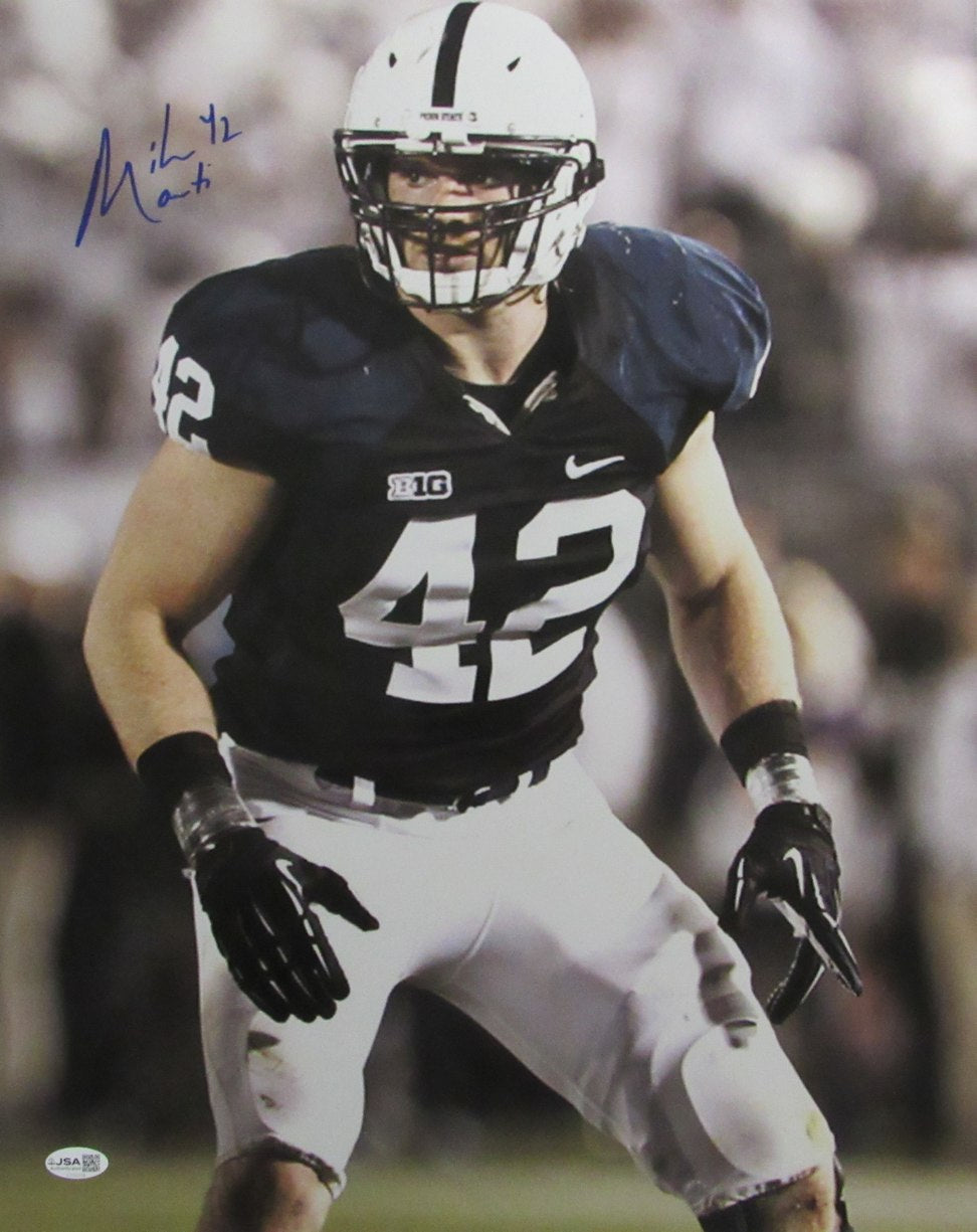 Michael Mauti Signed/Autographed 16x20 Photo Penn State JSA 213411