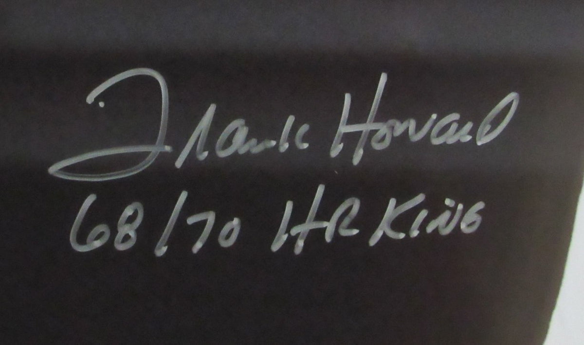 Frank Howard Signed & Insc "68/70 HR King" 16x20 Photo Senators JSA 213415