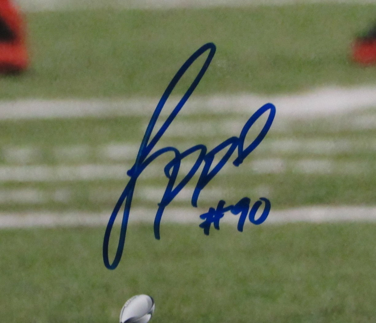 Jason Pierre Paul Signed/Autographed 16x20 Photo Giants SB XLVI JSA 213418