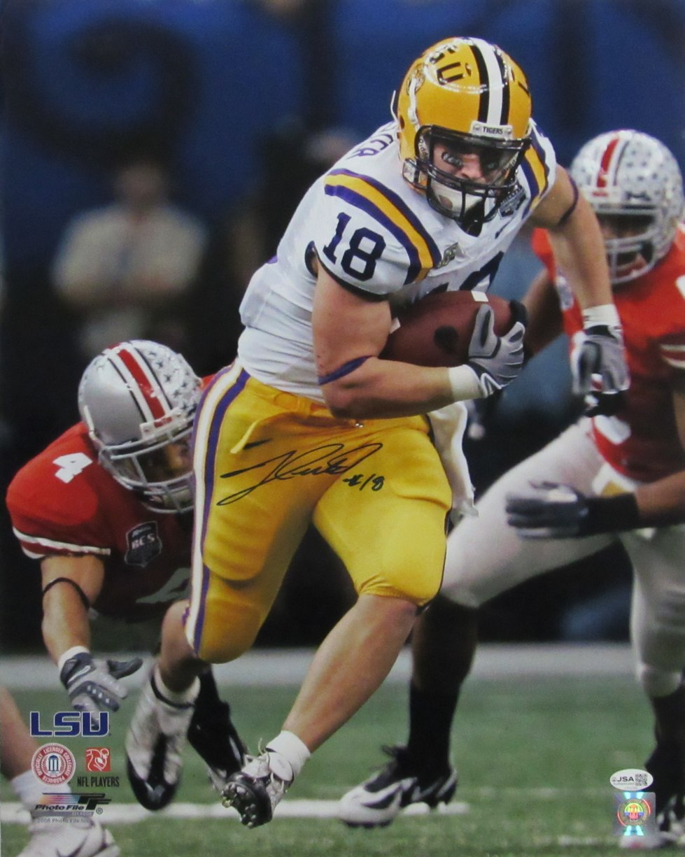 Jacob Hester Signed/Autographed 16x20 Photo LSU JSA 213422