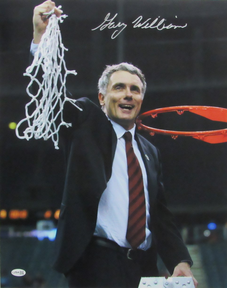 Gary Williams Signed/Autographed 16x20 Photo Maryland JSA 213434