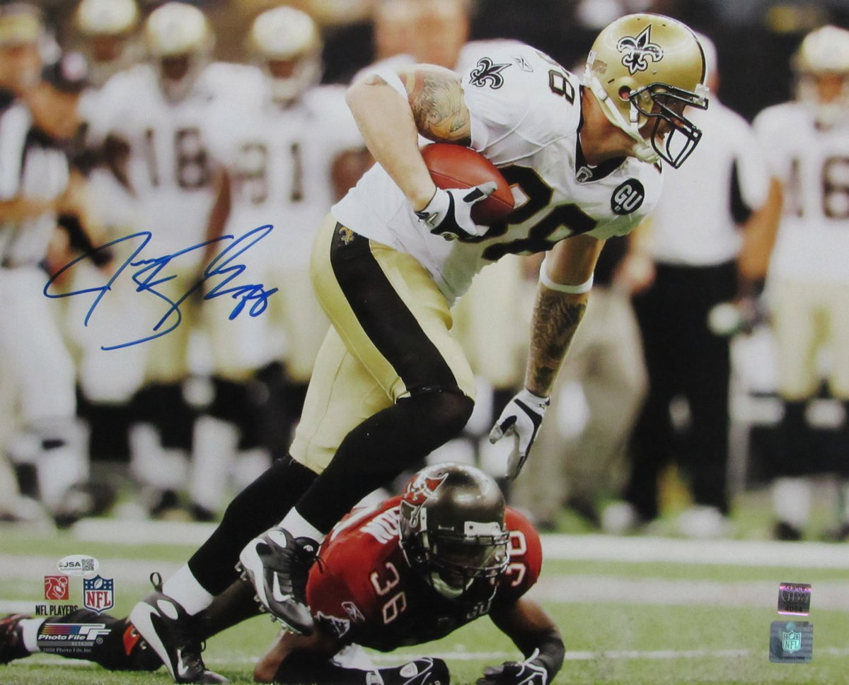 Jeremy Shockey Signed/Autographed 16x20 Photo Saints JSA 213438