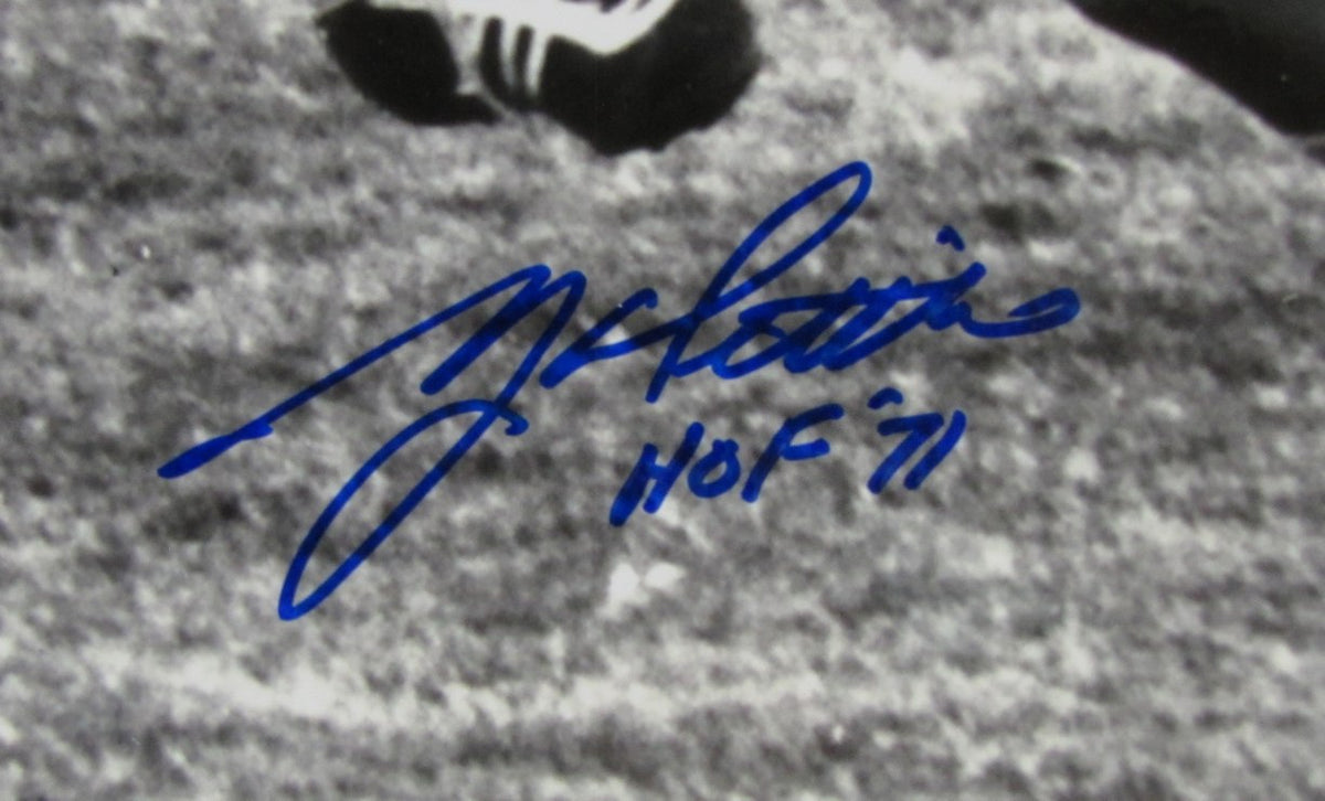 Y.A. Tittle Signed/Autographed & Insc "HOF 71" 16x20 Photo Giants JSA 213441