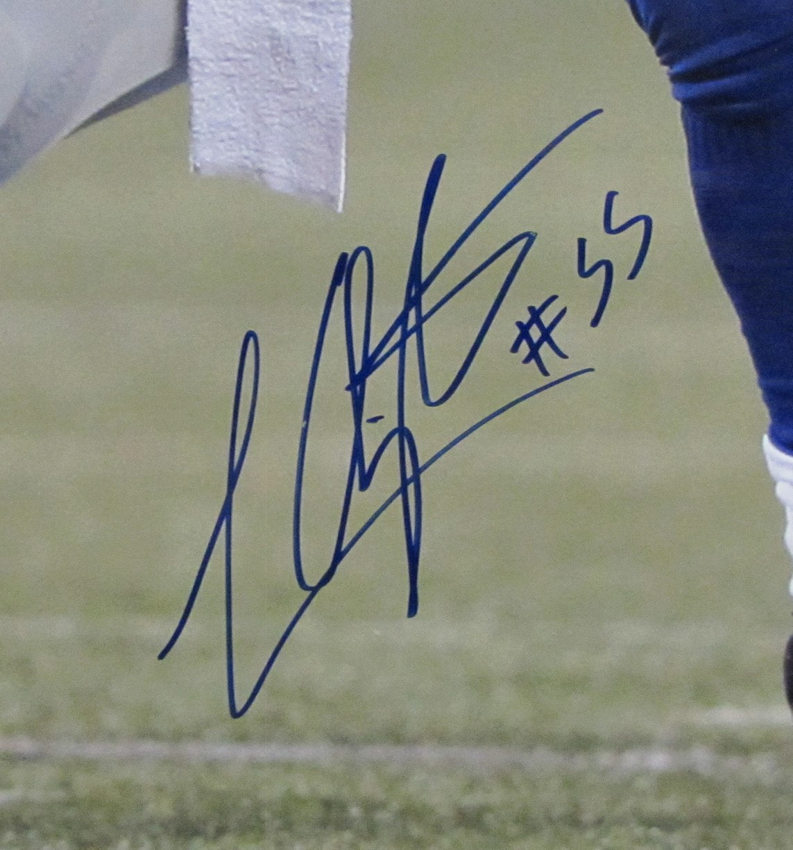LaVar Arrington Signed/Autographed 16x20 Photo Giants JSA 213442
