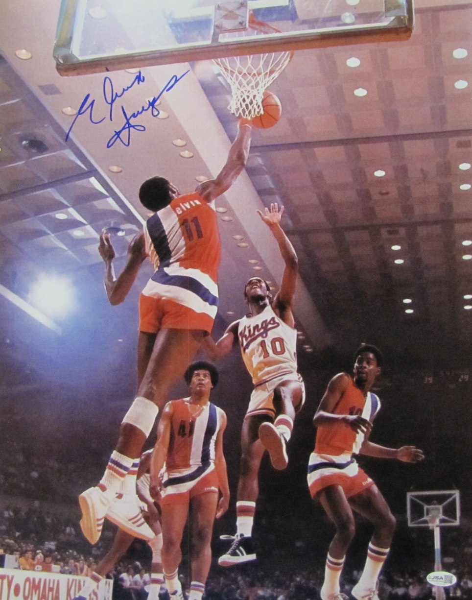 Elvin Hayes HOF Signed/Autographed 16x20 Photo Bullets JSA 213446