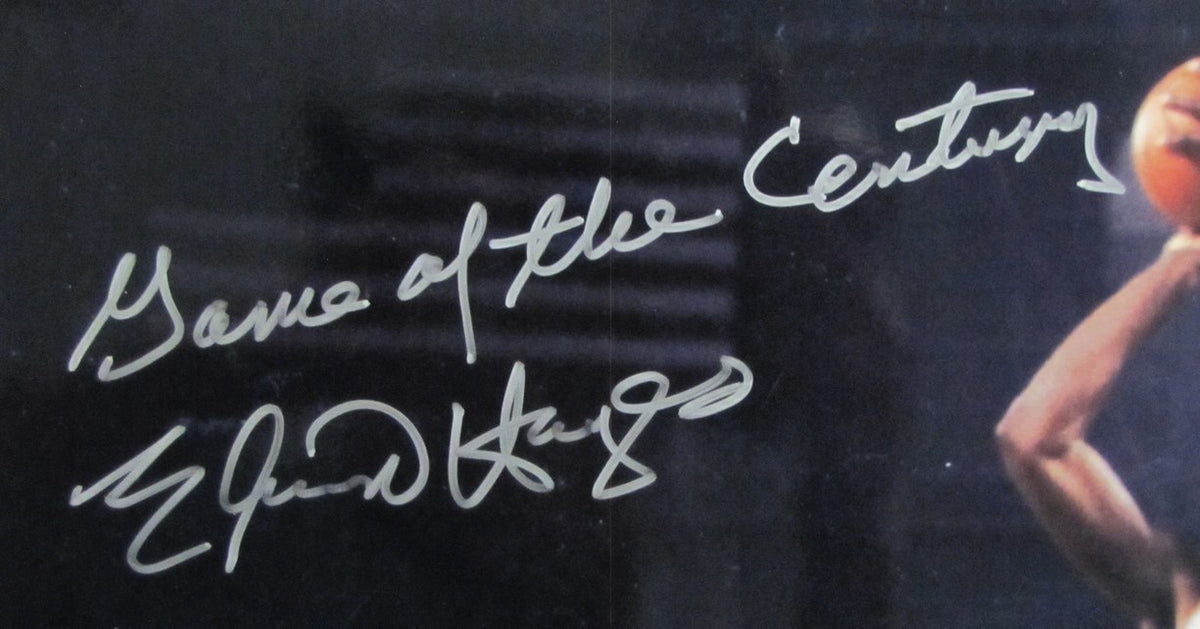 Elvin Hayes HOF Signed & Insc "Game of the Century" 16x20 Photo Houston JSA 3447