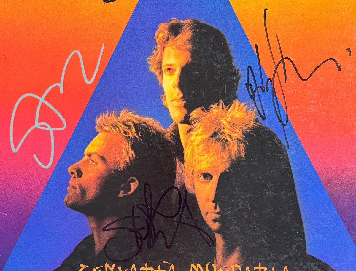 The Police - Sting Summers & Copeland Signed Zenyatta Mondatta LP Vinyl JSA 355