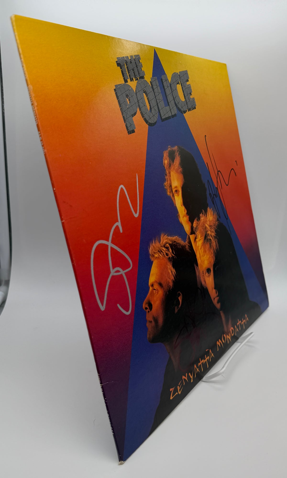 The Police - Sting Summers & Copeland Signed Zenyatta Mondatta LP Vinyl JSA 355