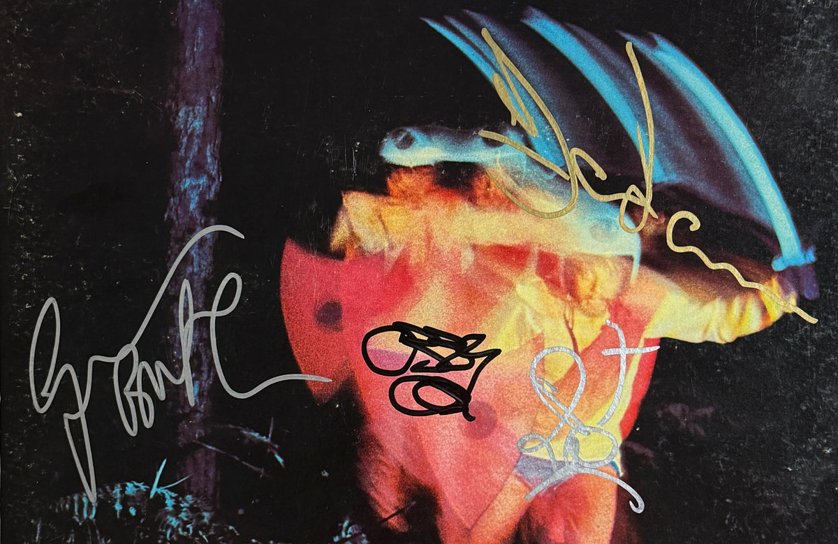 Black Sabbath - Ozzy Osbourne Butler Iommi & Ward Signed Paranoid LP Vinyl PSA