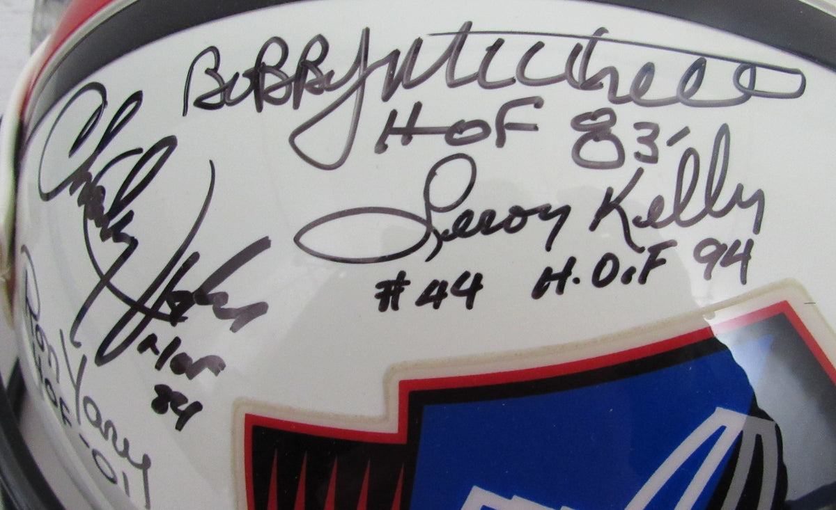 NFL HOFers Multi-Signed (18) Full Size Authentic Football Helmet Unitas 213066