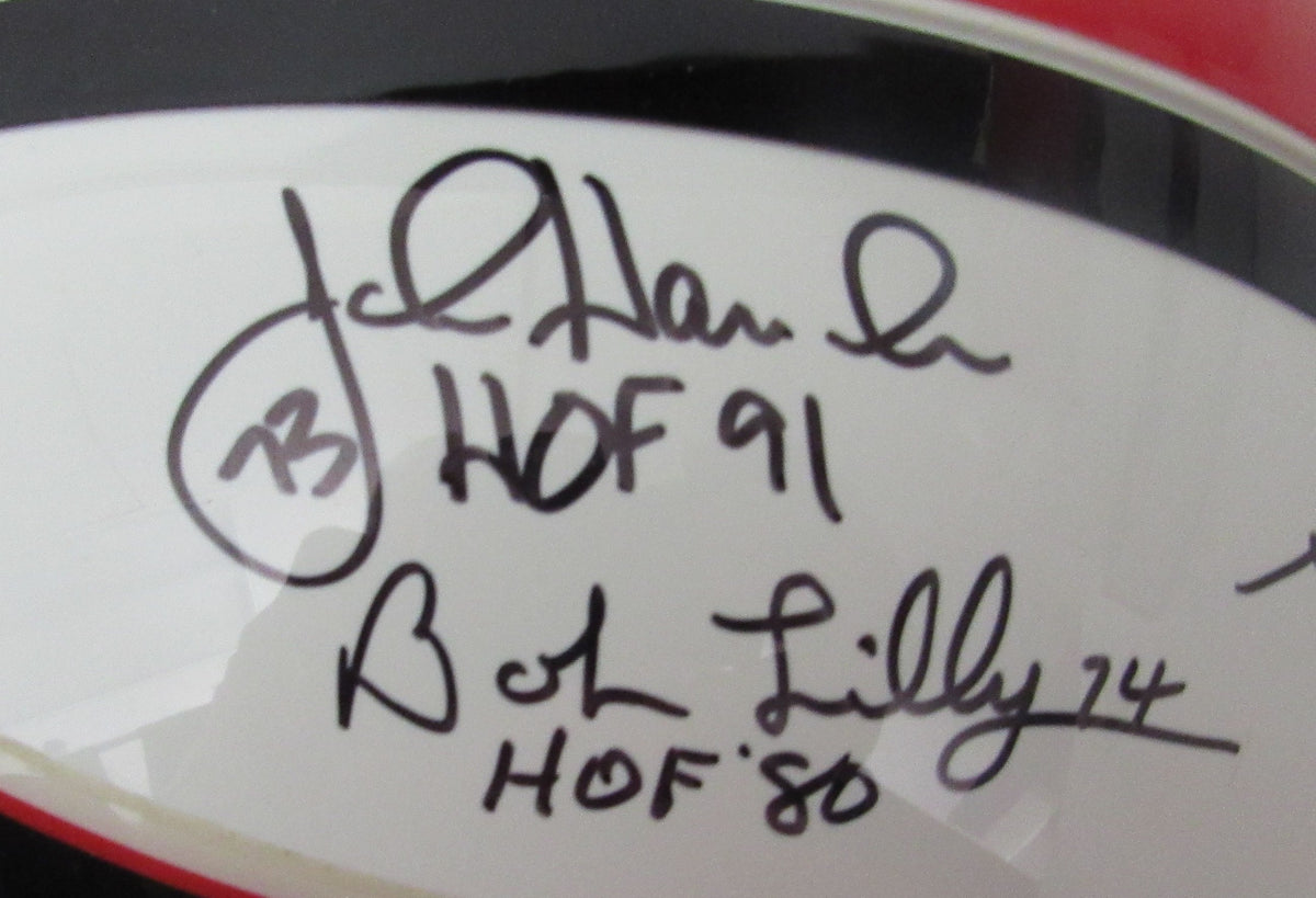 NFL HOFers Multi-Signed (18) Full Size Authentic Football Helmet Unitas 213066