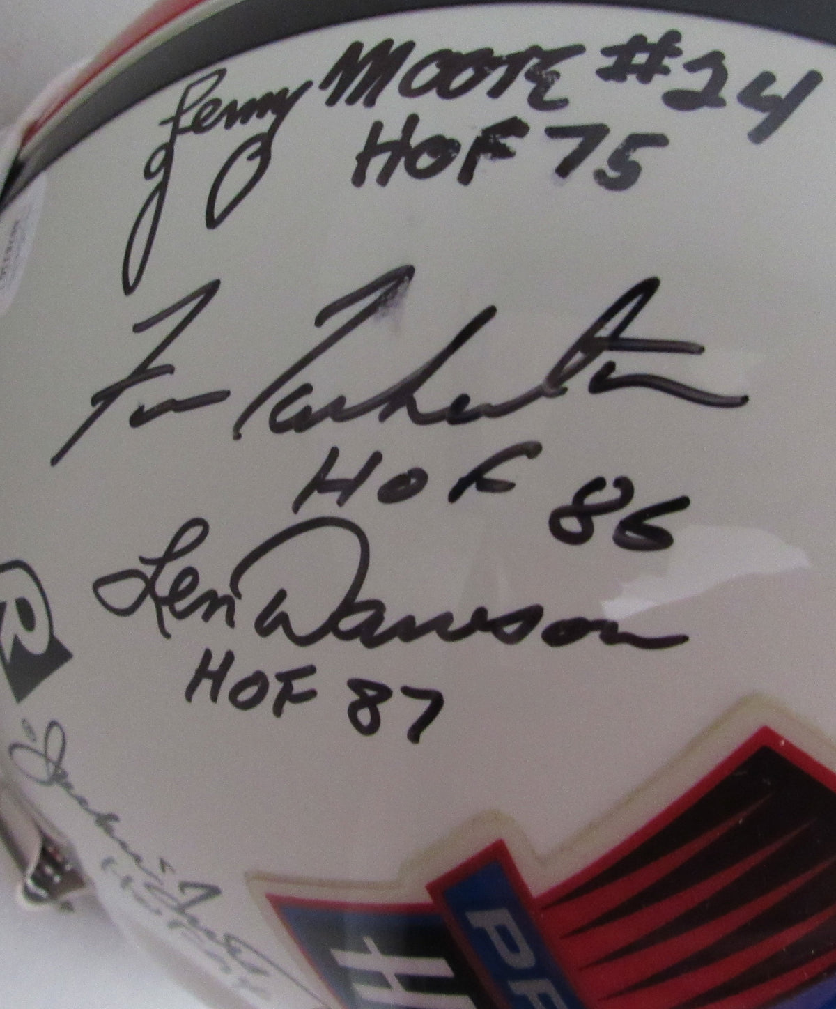 NFL HOFers Multi-Signed (18) Full Size Authentic Football Helmet Unitas 213066