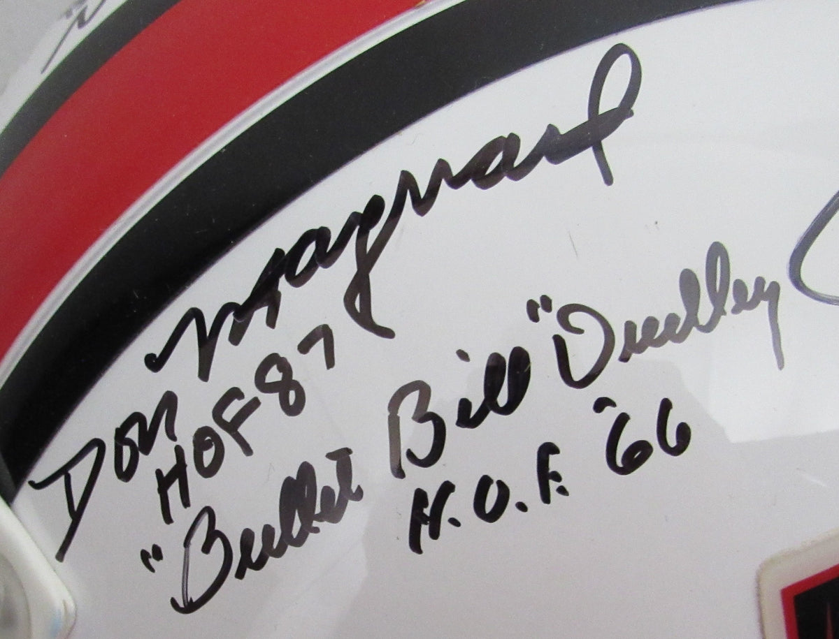 NFL Hall of Famers Multi-Signed (21) Full Size Replica Football Helmet 213067