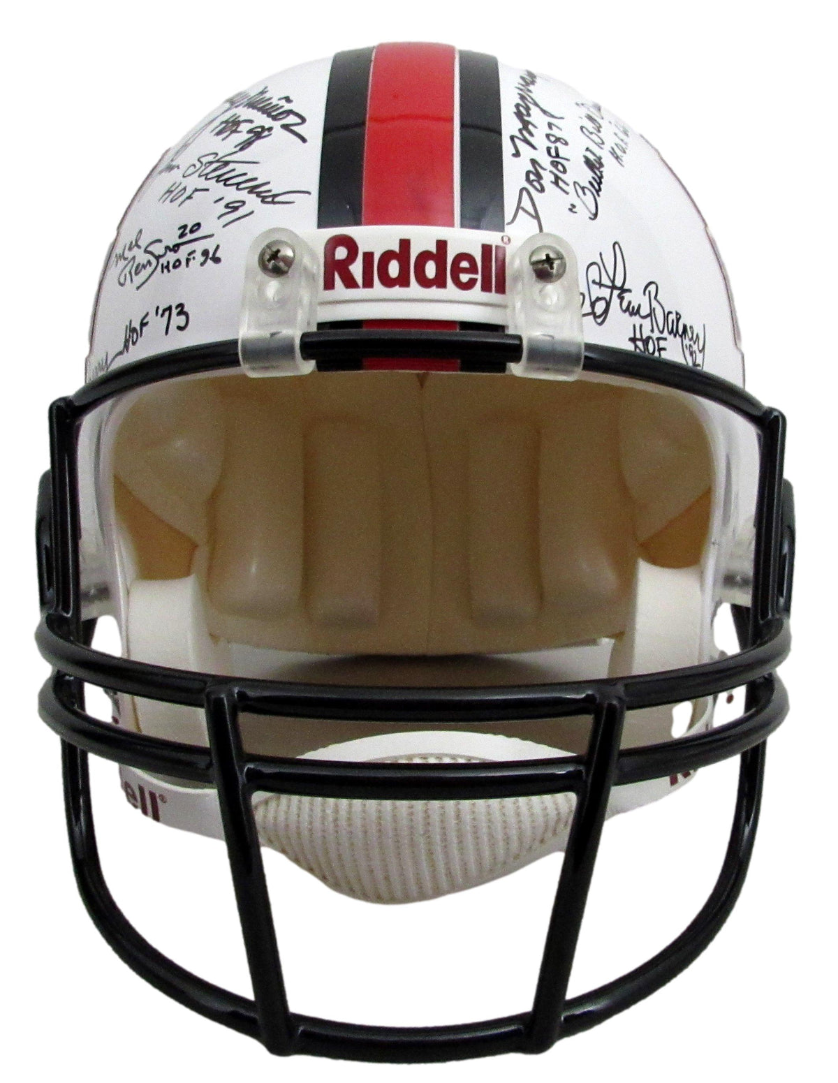 NFL Hall of Famers Multi-Signed (21) Full Size Replica Football Helmet 213067
