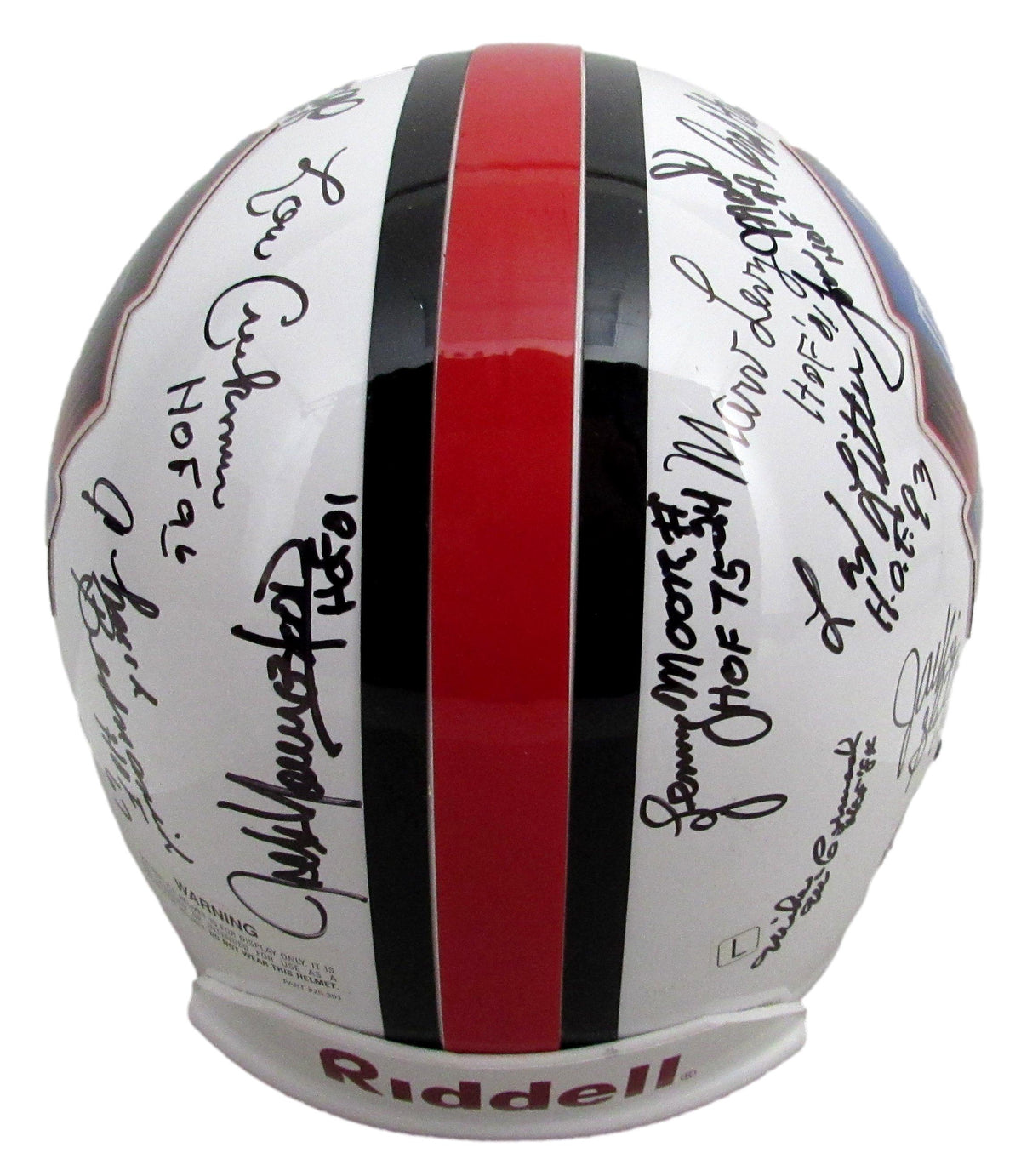 NFL Hall of Famers Multi-Signed (21) Full Size Replica Football Helmet 213067