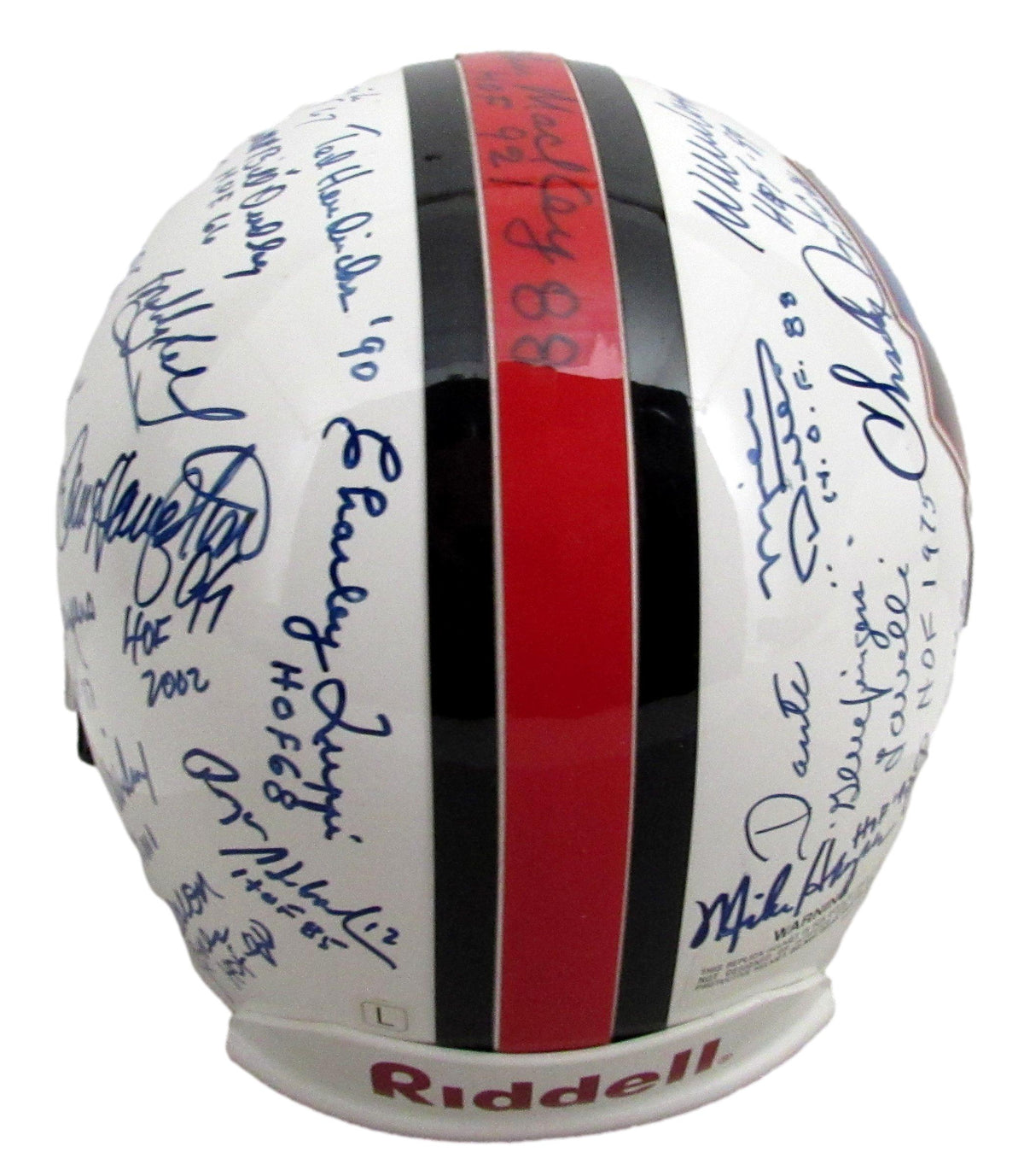 NFL Hall of Famers Multi-Signed (32) Full Size Replica Football Helmet 213068