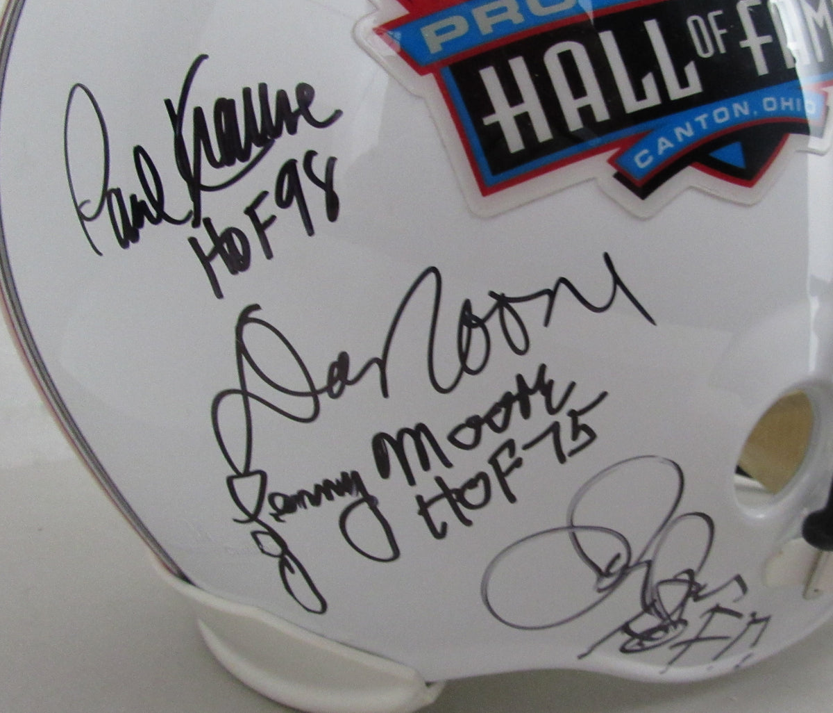 NFL Hall of Famers Multi-Signed (15) Full Size Replica Football Helmet 213069