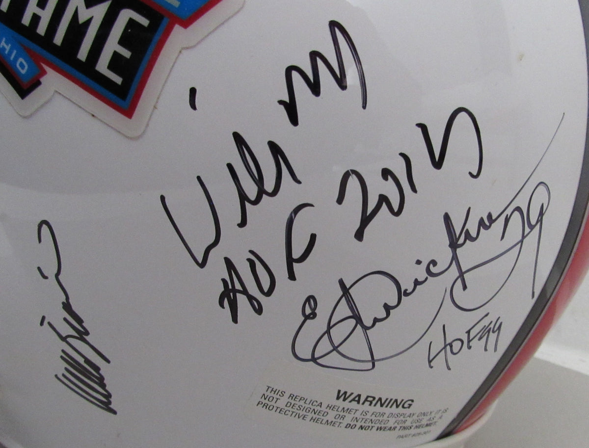 NFL Hall of Famers Multi-Signed (15) Full Size Replica Football Helmet 213069