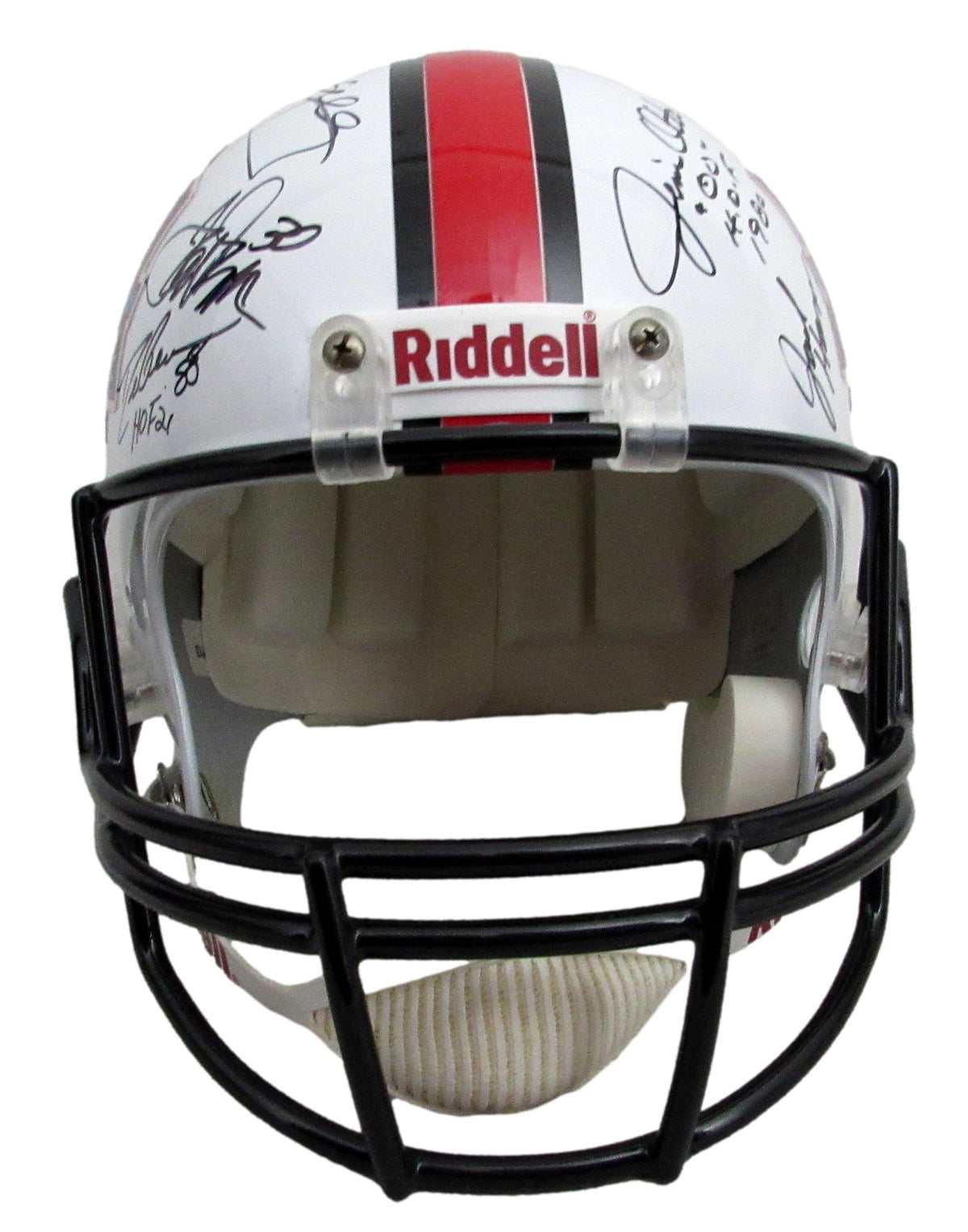 NFL Hall of Famers Multi-Signed (15) Full Size Replica Football Helmet 213069
