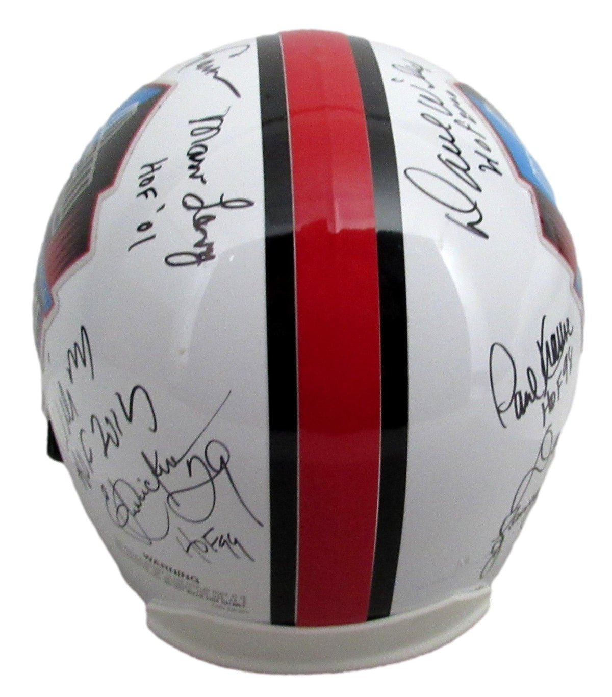 NFL Hall of Famers Multi-Signed (15) Full Size Replica Football Helmet 213069