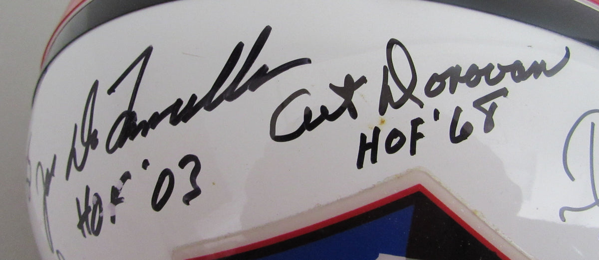 NFL Hall of Famers Multi-Signed (24) Full Size Replica Football Helmet 213070