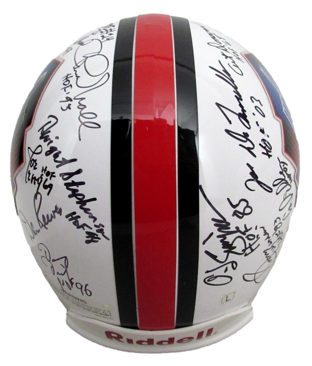 NFL Hall of Famers Multi-Signed (24) Full Size Replica Football Helmet 213070