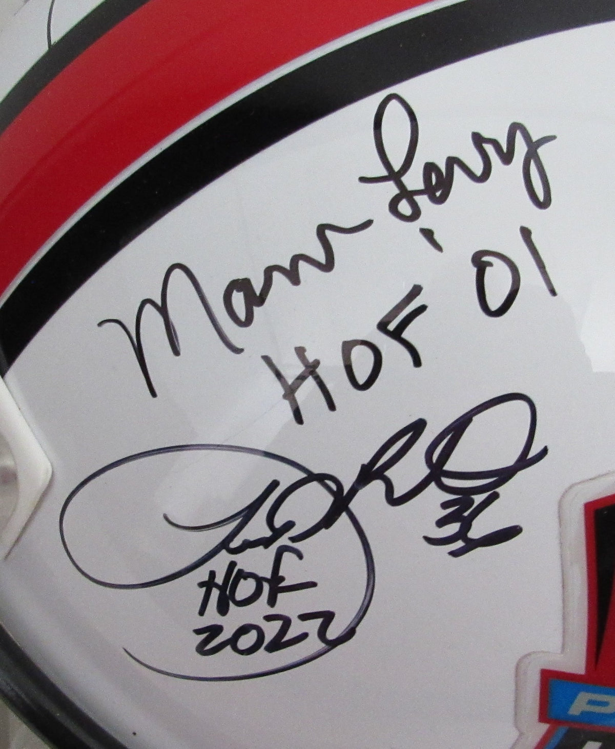 NFL Hall of Famers Multi-Signed (20) Full Size Replica Football Helmet 213071
