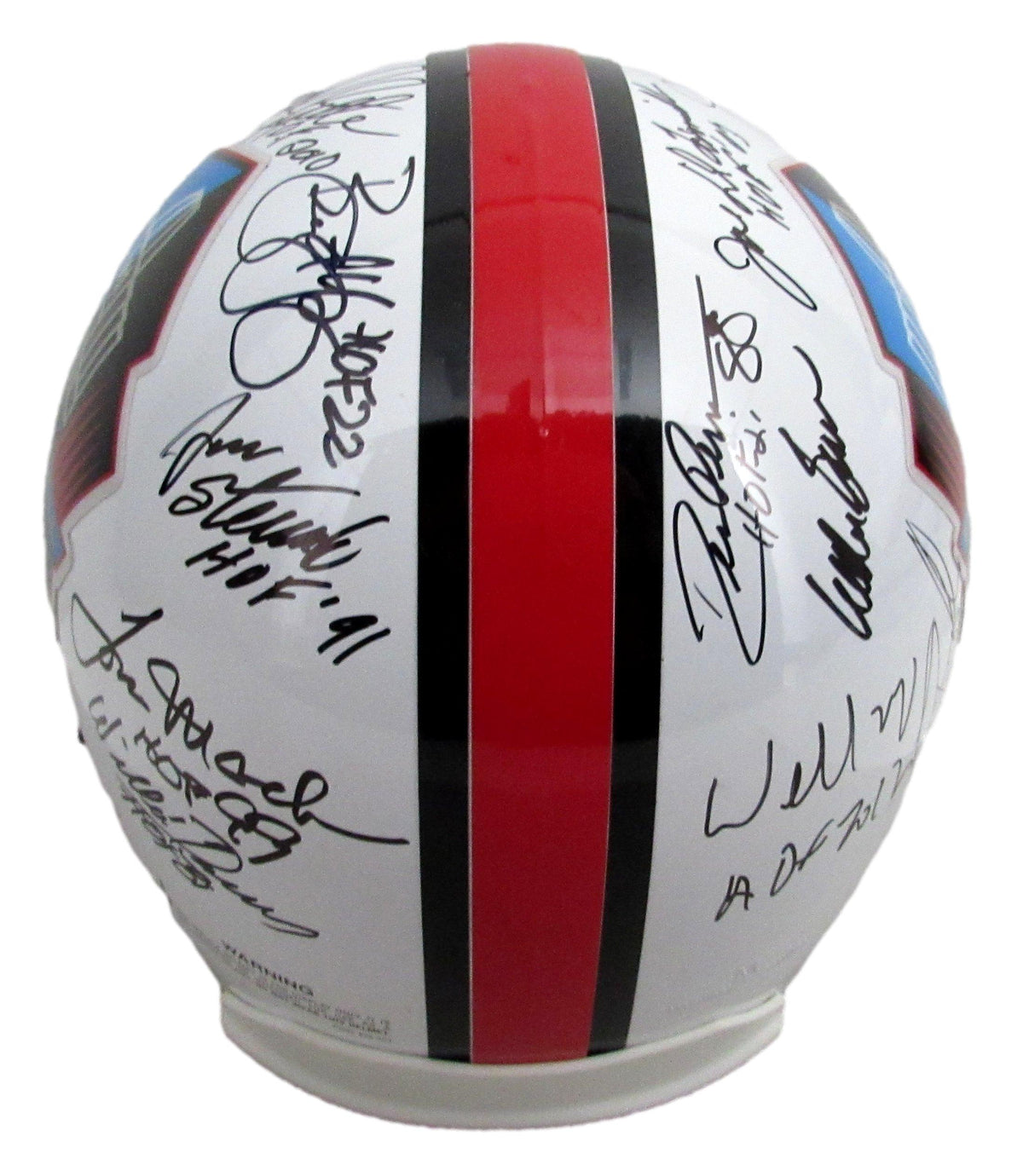 NFL Hall of Famers Multi-Signed (20) Full Size Replica Football Helmet 213071