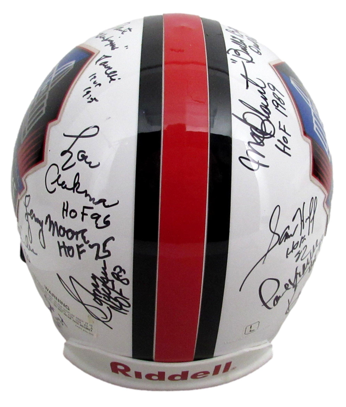 NFL Hall of Famers Multi-Signed (23) Full Size Replica Football Helmet 213072