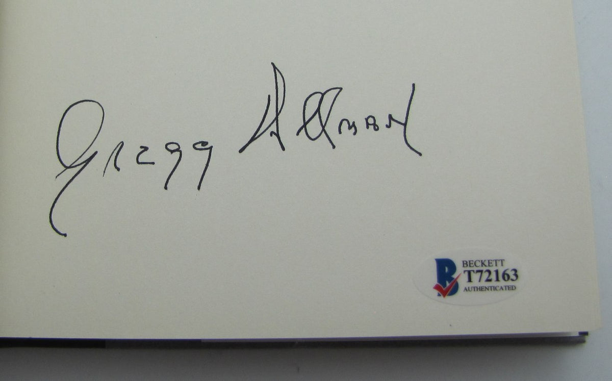 Gregg Allman Signed/Autographed My Cross to Bear Book BAS BA213458