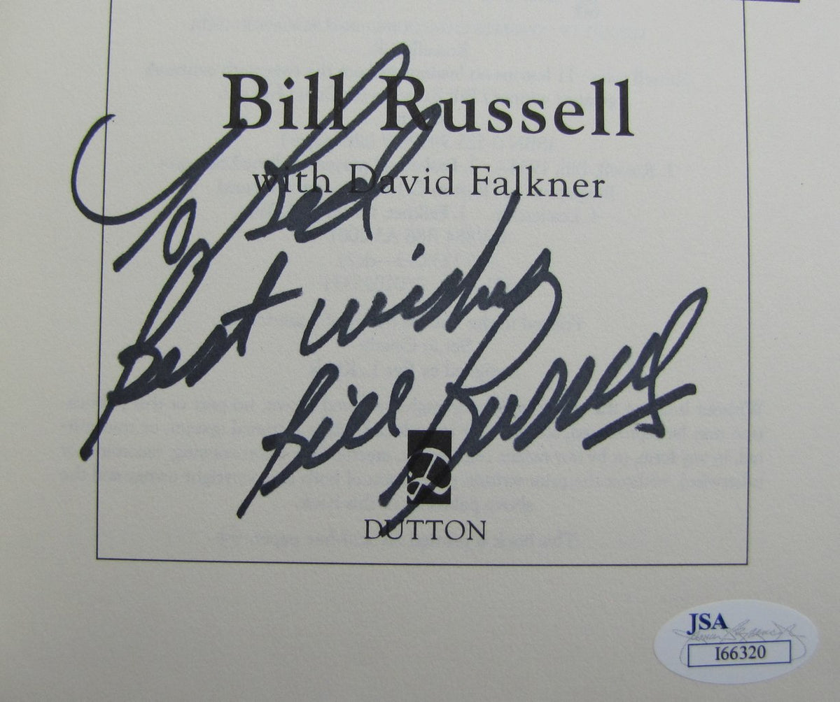 Bill Russell HOF Signed/Autographed Russell Rules Book JSA BA213461