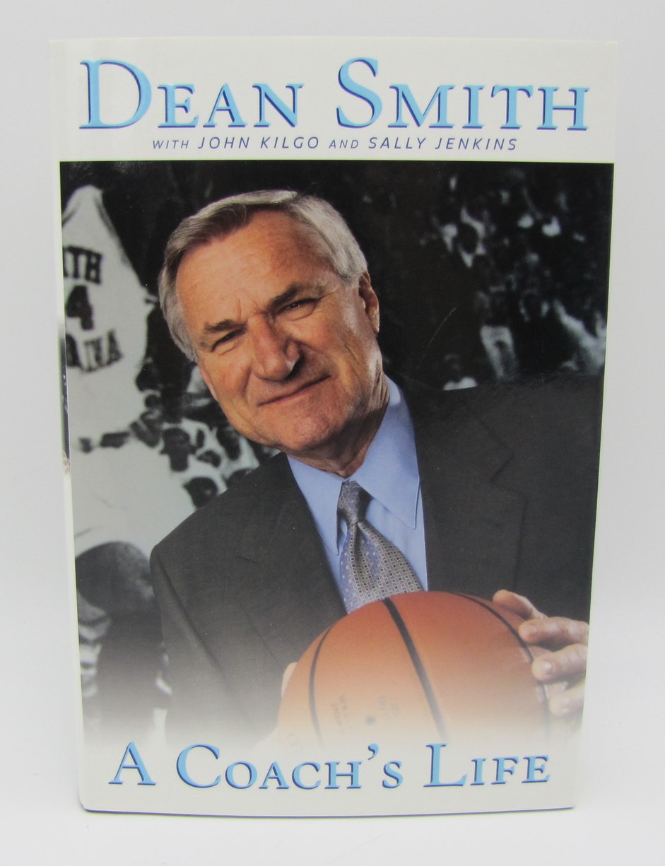 Dean Smith Signed/Autographed A Coach's Life Book JSA BA213466