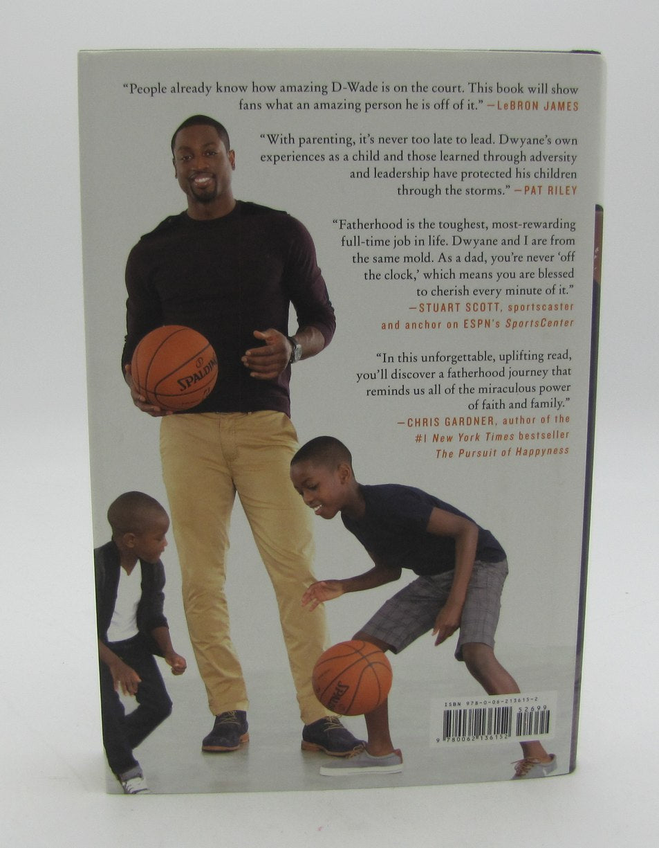 Dwayne Wade HOF Signed/Autographed A Father First Book JSA BA213467