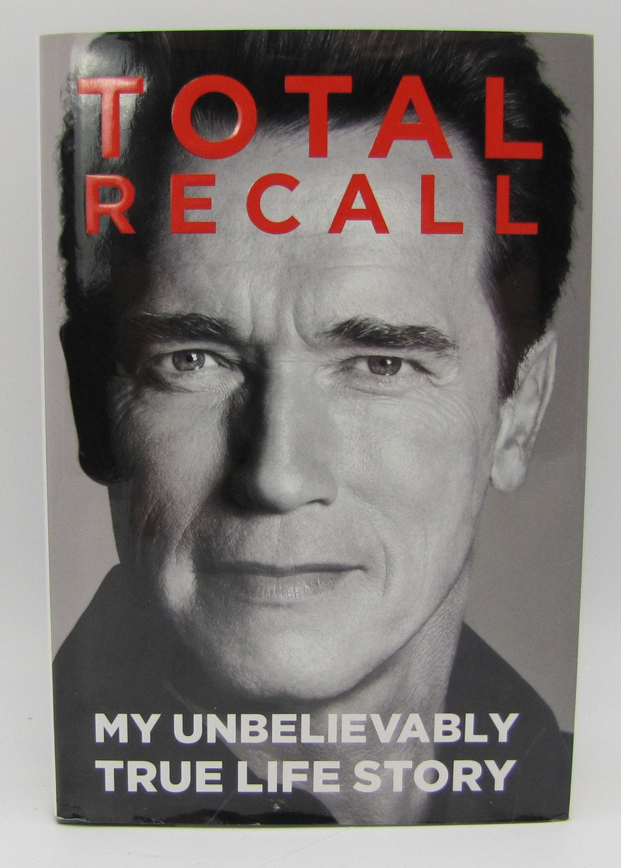 Arnold Schwarzenegger Signed/Autographed Total Recall Book JSA BA213468