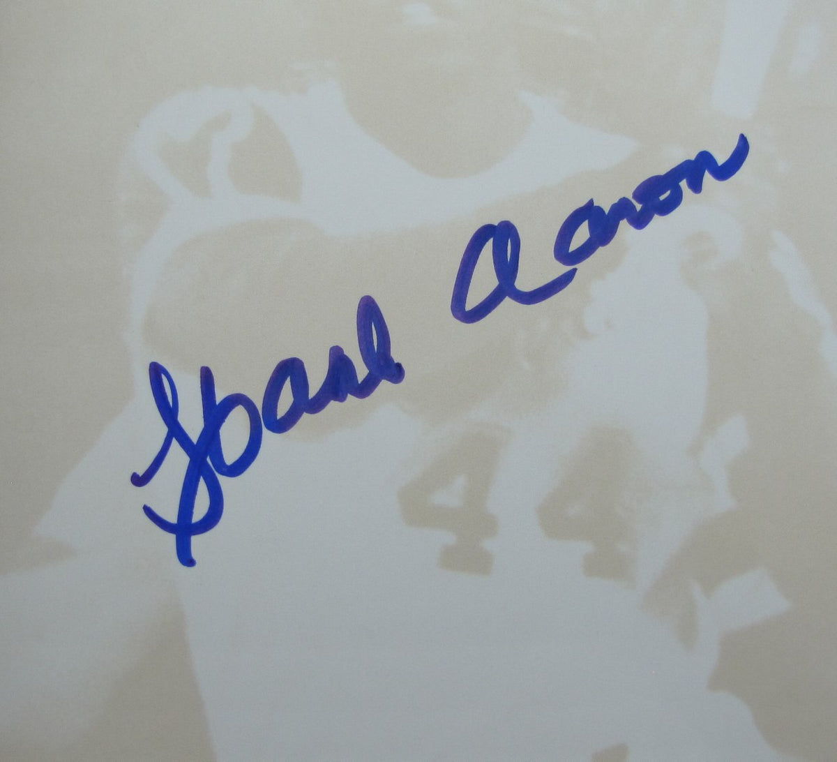 Hank Aaron HOF Signed/Autographed Home Run Book BAS BA213471