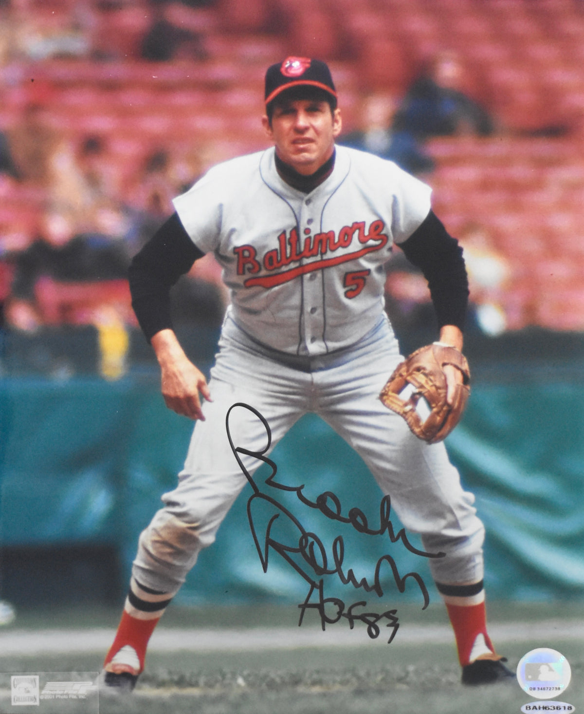Brooks Robinson HOF Signed/Autographed 11x14 Photo Orioles UDA 213899
