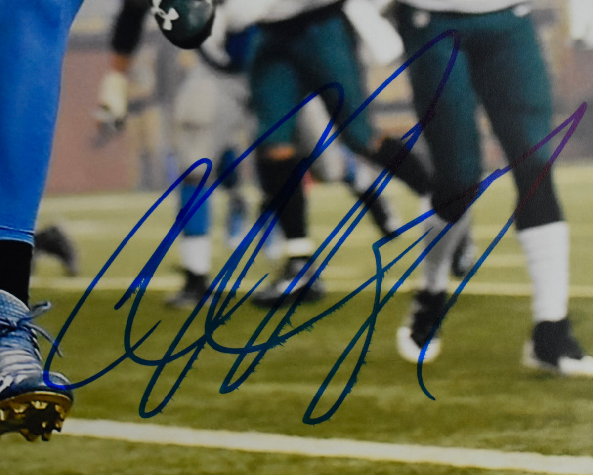 Calvin Johnson HOF Signed/Autographed 11x14 Photo Lions JSA 213903