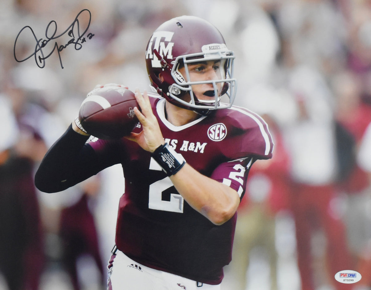 Johnny Manzel Signed/Autographed 11x14 Photo Texas A&M PSA/DNA 213904