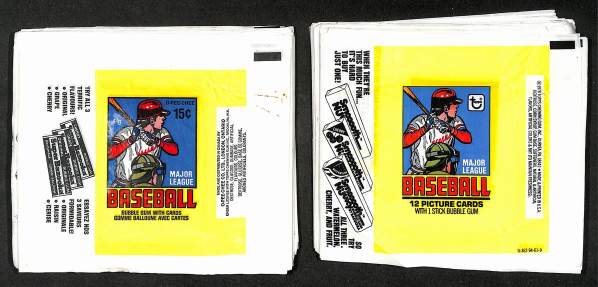 Lot of (327) 1979 Topps MLB Baseball  Wax Pack Wrappers 213929